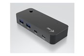 USB hub - I-Tec - hub - universal KVM - 6 ports USB hub - 6 ports - Sort - CAKVMHUB2A2C