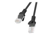 Netværkskabel - Lanberg patch cable - 50 cm - RAL 9004 black - Sort - 0.5m - PCU5-10CC-0050-BK