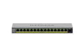 Switch - Netgear 16-Port Gigabit Ethernet Easy Smart PoE+ Switch with 1 Dedicated SFP port (180W) - GS116EPP-100EUS