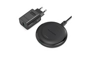 Mobil - Adaptere & Opladere - RAVPower Wireless 10W Qi Charger incl. Quick Charge 3.0 wall charger Black - RP-PC034