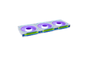 Kabinet Køler - Lian Li UNI Fan INF 120 (3-pack) - Reverse blade - Kabinet køler - 120mm - Hvid med RGB - 32 dBA - G99.12RSLIN3W.00