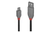 USB kabel - Lindy Anthra Line - USB cable - USB to Micro-USB Type B - 20 cm - 36730