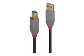 USB kabel - Lindy Anthra Line - USB cable - USB Type A to USB Type B - 3 m - 36743
