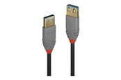 USB kabel - Lindy Anthra Line - USB cable - USB Type A to USB Type A - 50 cm - 36760