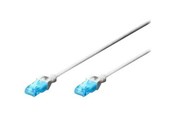 Netværkskabel - DIGITUS CAT 5e U-UTP Patch Cord - 0.5m - Hvid - 0.5m - DK-1512-005/WH