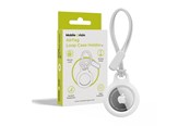 Mobil - Andet Tilbehør - Mobile Origin Airtag Loop Case Holder A1 - white - MO-ALCH-WHT-A1