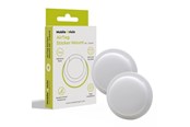 Mobil - Andet Tilbehør - Mobile Origin Airtag Sticker Mount A2 - 2 pack - white - MO-ATS-WHT