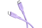 USB kabel - Pro USB-C <-> USB-C - PD 60W - 1.5m - Lilla - USB Cable - 4040849777455