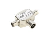 Antennekabel/stik - Vivanco TV 2-way splitter Metal Shielded - 4008928480740
