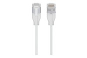 Netværkskabel - Ubiquiti UniFi patch cable - 12 cm - white - Hvid - 0.1m - UACC-Cable-Patch-EL-C6A-12M-W
