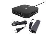 Dockingstation - I-Tec C31DUALHDMIDPD100 USB-C Dual HDMI Docking Station with Power Delivery 100W + Universal Charger 100W - C31DUALHDMIDPD100