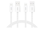 USB kabel - Belkin BoostCharge Lightning cable - MFI Certified - 1.5 m - BBD012HQ05WH2PK