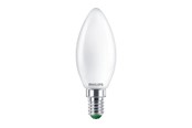 Lyskilder - Philips LED pære B35 Kerte 252lm 1,2W/827 (25W) Mat E14 - 929004585301