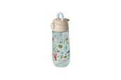 Skoletilbehør - Rice - Plastic Kids Drinking Bottle - Blue Ocean print - 500 mL - PLBOT-OCEB
