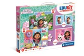 Puslespil - Clementoni Gabby's Dollhouse Edukit 4in1 Puzzles and Games 3D Puslespil - 18319
