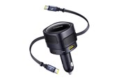 Mobil - Adaptere & Opladere - Baseus Enjoyment Max Car Charger 90W USB-C x2 USB-A USB-C Ports - Black - C00035507121-03