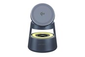 Mobil - Adaptere & Opladere - 4smarts Qi2 Charging Station Aura Sound - Grey - 541327