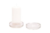 Boligindretning - Asp-Holmblad Glas lysestage ”Bremmen” - 69893