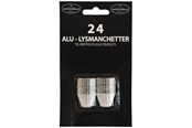 Boligindretning - Asp-Holmblad Alumanchetter Silver/Gold - 70234