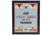 Boligindretning - Asp-Holmblad Advents bloklys White med spyd - 71018