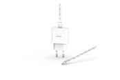Mobil - Adaptere & Opladere - Unisynk Lightning Charger Kit EU PD 20W 2m - White - 10388