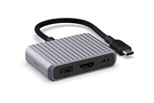 Dockingstation - Unisynk 3 Port USB-C Hub V2 4K 60Hz 100W - Grey - 10384