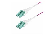 Netværkskabel - StarTech.com 10m (33ft) LC/LC (UPC) OM4 Multimode Fiber Optic Cable OFNR - patch cable - 10 m - erika violet - Lilla - 10m - OM4RLCLC10M