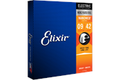 Musik & DJ Instrumenter - Elixir Strings 12002 - Nikkelbelagt stål - Elektriske strenge - Nanoweb - Super Light (09-42) - CEL 12002