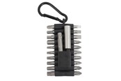 Håndværktøj - Home>it Bit set 22 pieces Cr-V steel 20 x Bits in Cr-V quality 1 x 1/4" Adapter for sockets 1 x 1/4" Magnetic bit holder - 70862