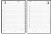 Calendar - Mayland Timekalender rød PP-plast 2027 - 17218010
