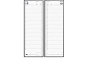 Calendar - Mayland Spiralnoteringskalender dag sort PP-plast 2026 - 16225000