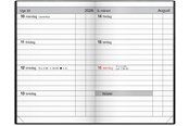 Calendar - Mayland Lommekalender uge sort kunstskind indbundet 2026 - 16162010