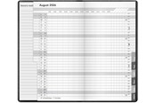 Calendar - Mayland Basic månedskalender sort PP-plast 2026 - 16090100