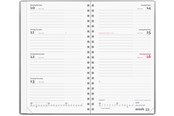 Calendar - Mayland Week Planner International tværformat sølv vinyl 2026 - 16085400