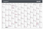 Calendar - Mayland Kontorkalender Moderne A3 1x13 mdr. 2026 - 16063300