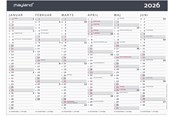 Calendar - Mayland Kontorkalender Moderne A4 2026 - 16059050