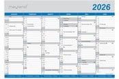 Calendar - Mayland Kontorkalender Klassisk A4 2026 - 16059000