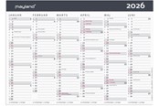 Calendar - Mayland Kontorkalender Moderne A5 2026 - 16058050
