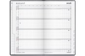 Calendar - Mayland Index Planner mini mørkegrå PP-plast 2026 - 26071000