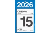 Calendar - Mayland Kontorafrivningskalender m/bagsidetekst 2026 - 26253000