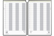 Calendar - Mayland Aftalekalender A4 dag sort PP-plast 2027 - 27220000