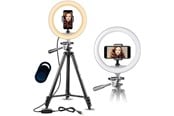 Gadget - Pro Ring Light Stativ 10"- 52-167 cm - Bluetooth Fjernbetjening - 3000-6500K *DEMO* - 6582