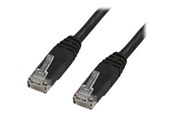 Netværkskabel - X-SHIELD patch cable - 3 m - black - Sort - 3m - XS-CAT6-UUTP-BLK-3M