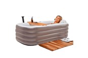 Gadget - Pro Airtub - Oppusteligt Badekar til voksne - Space grey - 5713895043582