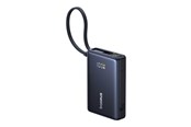 Powerbank - Baseus PicoGo power bank - with built-in USB-C cable - 2 x USB-C USB - 45 Watt - 10000 mAh - P10076803123-00