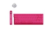 Tastatur - MCHOSE Ace 68 Ice Rhino Magnetic Hall Effect - Gaming Tastatur - Uden Numpad - Amerikansk engelsk - Rød - MC-Ace68-28