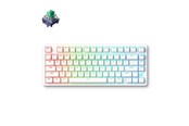 Tastatur - MCHOSE Jet 75 Kailh Magnetic God Hall Effect - Gaming Tastatur - Uden Numpad - Amerikansk engelsk - Hvid - HW-Jet75-8