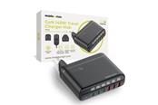 Mobil - Adaptere & Opladere - Mobile Origin GaN 140W Travel Charger Hub PW12 EU/UK/US - 3x USB-C + 3x USB-A - MO-CH140-PW12