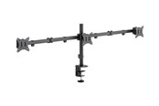 Skærmholder - Deltaco mounting kit - adjustable arms - for 3 LCD displays - rotate tilt swivel up to 7 kg - black - ARM-0301-B