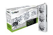Grafikkort - Palit GeForce RTX 5070 White OC - 12GB GDDR7 RAM - Grafikkort - NE75070U19K9-GB2050W